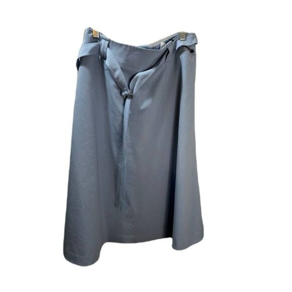 CALVIN KLEIN‎ Belted A-Line Skirt Size 8 NWT